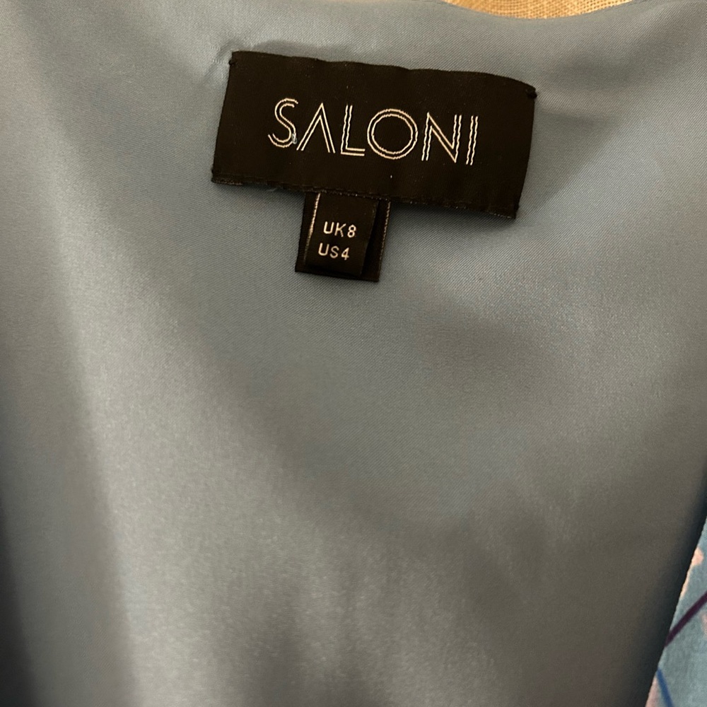 Saloni Cut Out Silk Midi Dress. Never Worn. - Picture 4 of 4